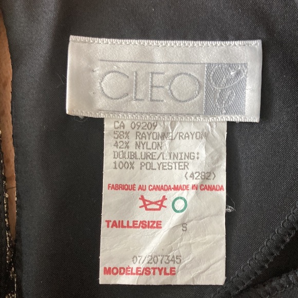 Black and gold lace Cleo sleeveless top - Picture 2 of 6